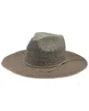 Marcus Adler Straw Panama Hat In Gray