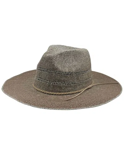 Marcus Adler Straw Panama Hat In Brown