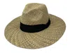Marcus Adler Ribbon Band Straw Panama Hat In Brown