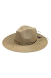Marcus Adler Straw Panama Hat In Tan