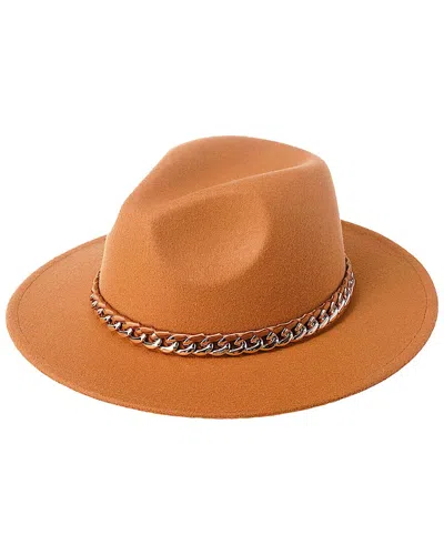 Marcus Adler Structured Felt Hat In Orange