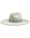 Marcus Adler Wide Brim Felt Panama Hat In White