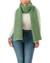 Marcus Adler Two-tone Knit Scarf In Green