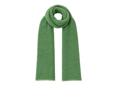 Marcus Adler Two Tone Knit Scarf In Green