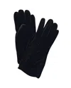 Marcus Adler Velvet Gloves In Black