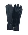Marcus Adler Velvet Gloves In Black
