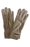 Marcus Adler Velvet Gloves In Champagne
