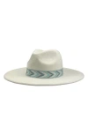 Marcus Adler Wide Brim Felt Panama Hat In Ivory