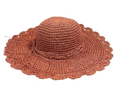 Marcus Adler Wide Brim Straw Sun Hat In Brown