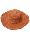 Marcus Adler Wide Brim Straw Sun Hat In Orange