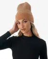Marcus Adler Women's Confetti Cuff Ribbed Knit Beanie In Brown