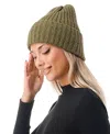 Marcus Adler Women's Confetti Cuff Ultra Soft Beanie In Olive