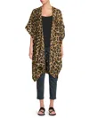 Marcus Adler Women's Leopard Print Polyester Wrap