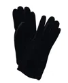 Marcus Adler Velvet Gloves In Black