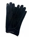 Marcus Adler Women's Stitched Faux Suede Touchscreen Glove In Black