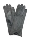 Marcus Adler Women's Stitched Faux Suede Touchscreen Glove In Gray