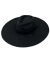 Marcus Adler Straw Panama Hat In Black