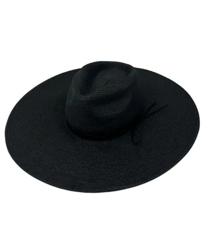 Marcus Adler Women's Straw Floppy Hat In Black