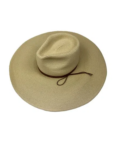 Marcus Adler Women's Straw Floppy Hat In Brown