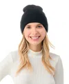 Marcus Adler Women's Ultra Soft Rib Detail Cuff Beanie In Black