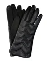 Marcus Adler Zig Zag Tech Glove In Black