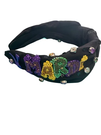 Mardi Gras Creations Women's Headband In Black