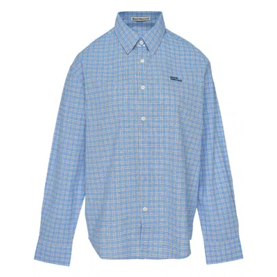 MARDI MERCREDI COTTON SHIRT CHECK LOGO