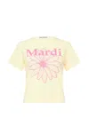 FLOWER-GRAPHIC T-SHIRT