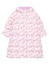 Mardi Mercredi Les Petites Floral-print Coat In Multi
