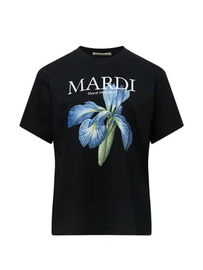 Mardi Mercredi Les Petites Lilies Graphic T-shirt In Black