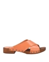Mare E Mare Woman Mules & Clogs Rust Size 11 Leather In Red