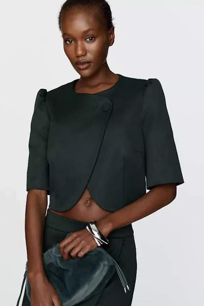 Mare Mare Cropped Jacket In Green