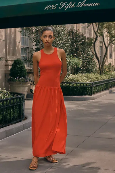 Mare Mare Dropwaist Dress In Orange