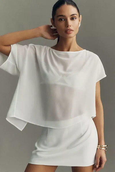 Mare Mare Easy Breezy Mini Skirt In White