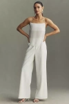 Mare Mare Easy Breezy Sheer Panel Tank Top In White