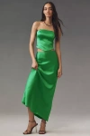 Mare Mare Evie Strapless Satin Set In Green