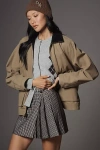 Mare Mare Pleated Mini Skirt In Brown