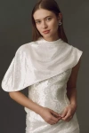 Mare Mare Sequin Cape In White