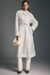 Mare Mare Sheer Poncho Trench Coats Jacket In White