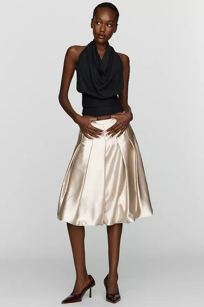 Mare Mare Shine Drop Waist Skirt In Pink