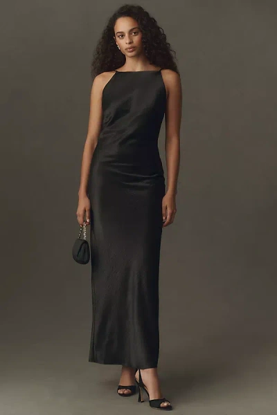 Mare Mare Sleek Backless Maxi Dress In Black