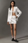 Mare Mare Structured Mini Skirt In White