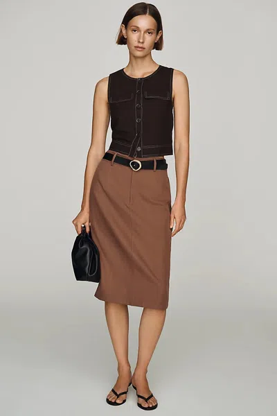 Mare Mare Trouser Skirt In Neutral