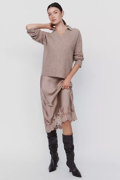Mare Mare Twofer Jumper & Slip Dress In Neutral