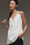 Mare Mare V-neck Tunic Tank Top In White