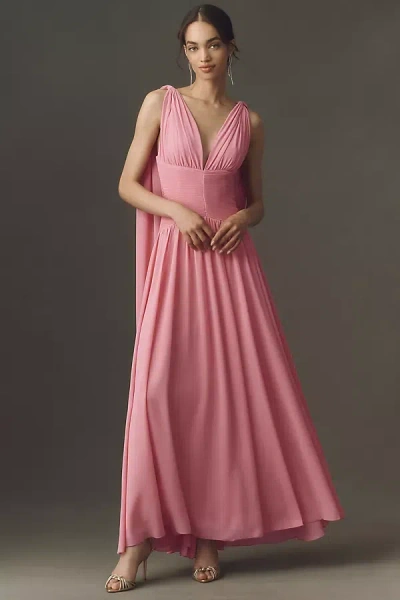 Mare Mare Waisted Maxi Dress In Pink