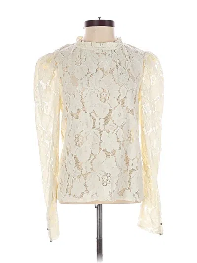 Pre-owned Mare Mare X Anthropologie Long Sleeve Blouse In White