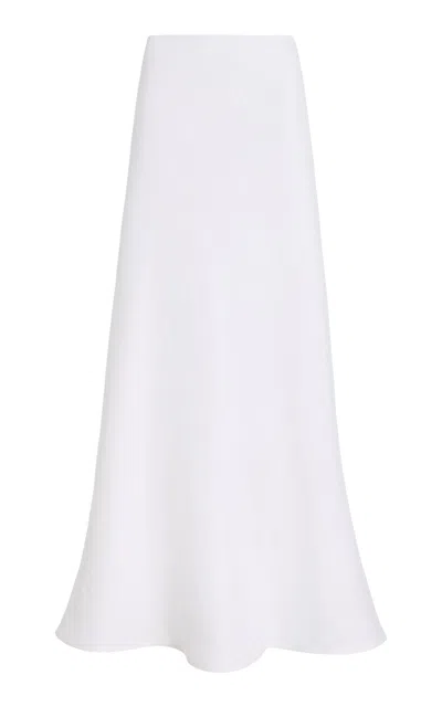 Mare Perpetua Glaze Linen Low-rise Maxi Skirt