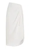 Mare Perpetua Linen Sarong In White