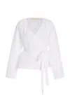 Mare Perpetua Linen Wrap Top
